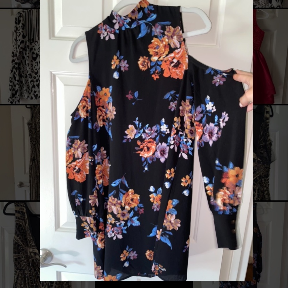 floral dress with sleeves